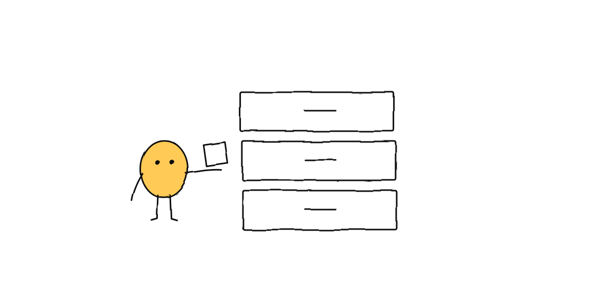 Hand-drawn sketch from “Keep Your Agent's Semantic Memory Clean: Don't Index the Config”